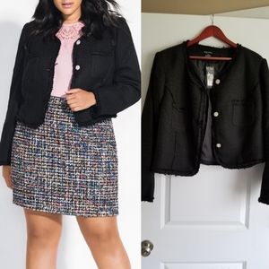 NWT City Chic Bouclé Jacket